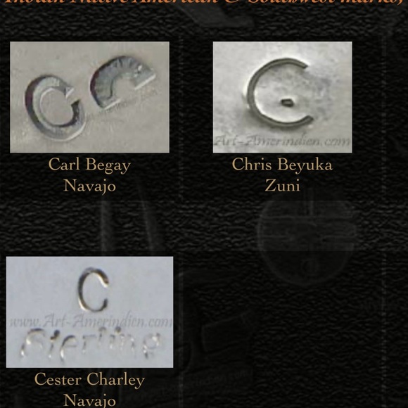 LARGE Navajo Signed Oval Turquoise Sterling Silver Vintage Cuff Bracelet - Picture 9 of 9